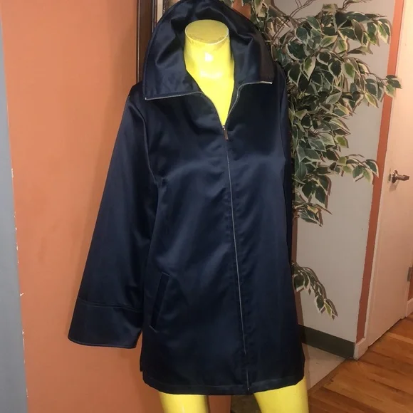 DENNIS BASSO NAVY JACKET SIZE S - Picture 2 of 9